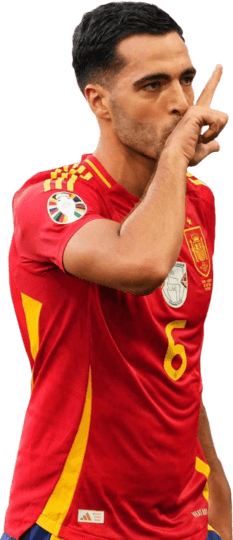 Mikel Merino Spain football render - FootyRenders