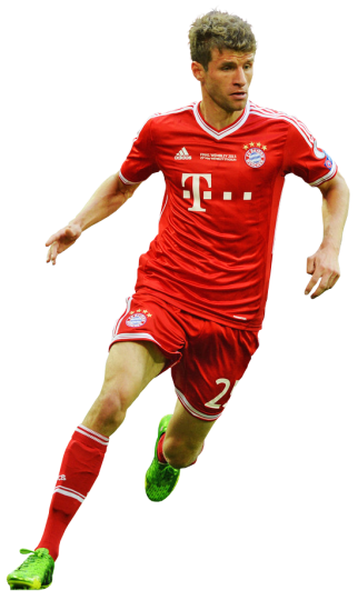 Thomas Muller football render - 2230 - FootyRenders