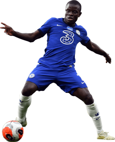 N'Golo Kanté Chelsea football render - FootyRenders