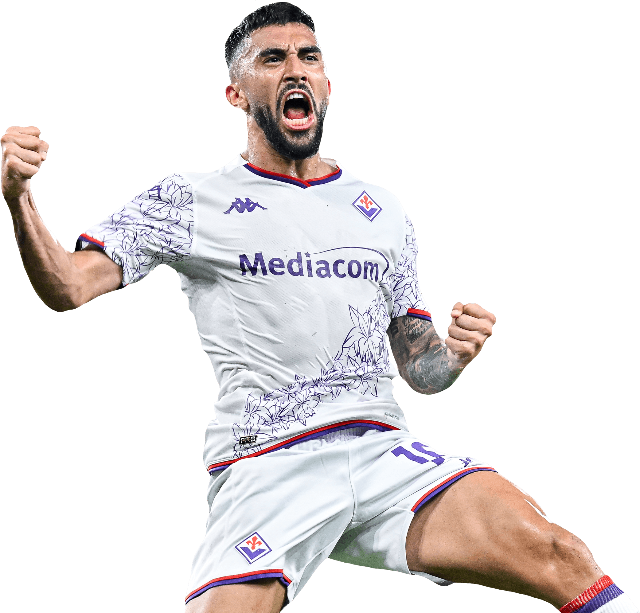 Nicolás González Fiorentina football render - FootyRenders