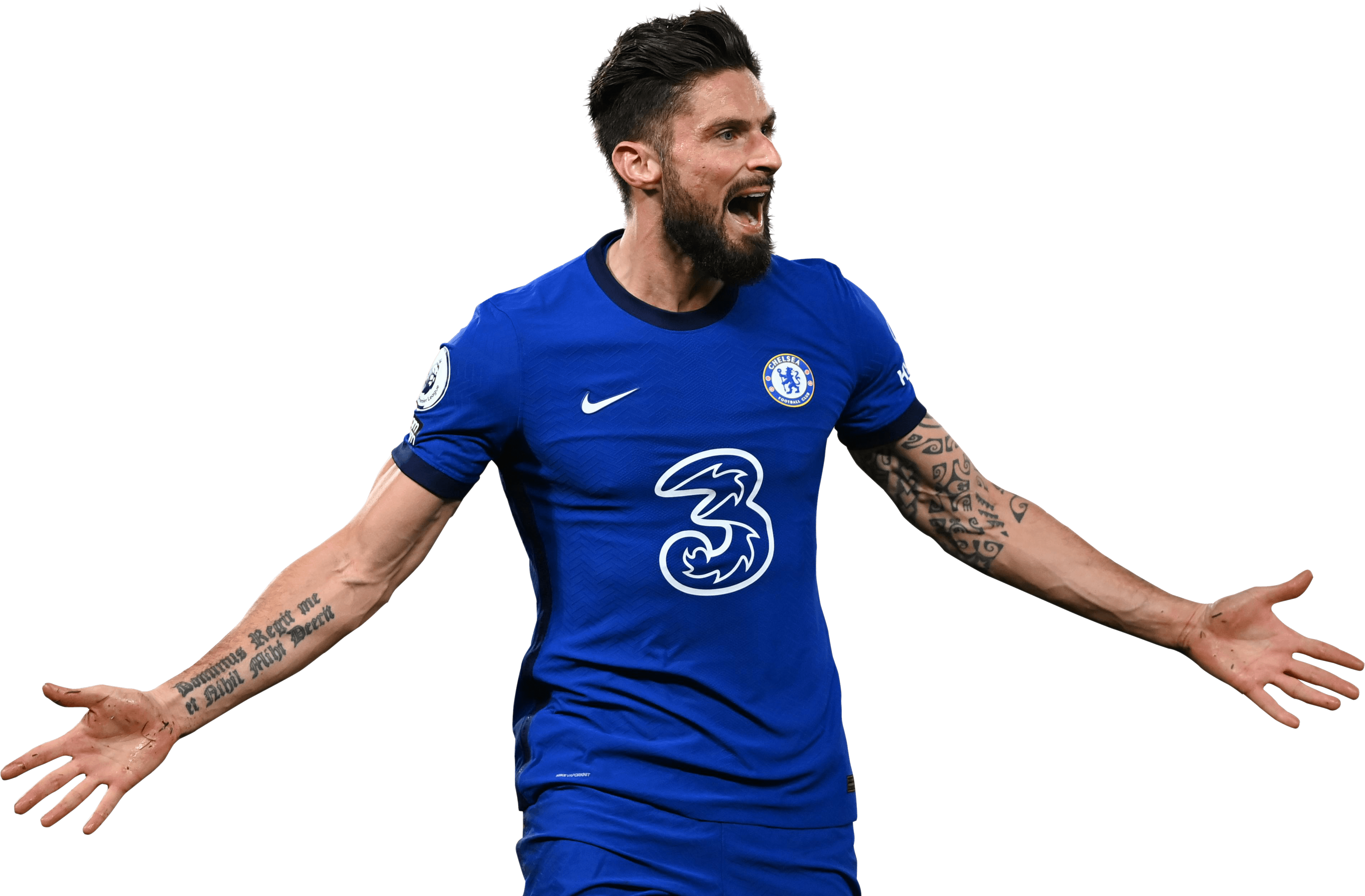 Olivier Giroud Chelsea Football Render Footyrenders 3050