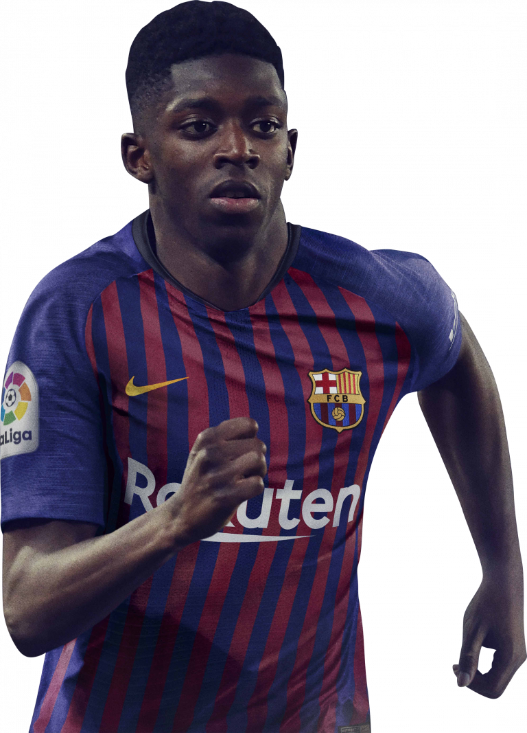 Ousmane Dembélé Barcelona Football Render - FootyRenders