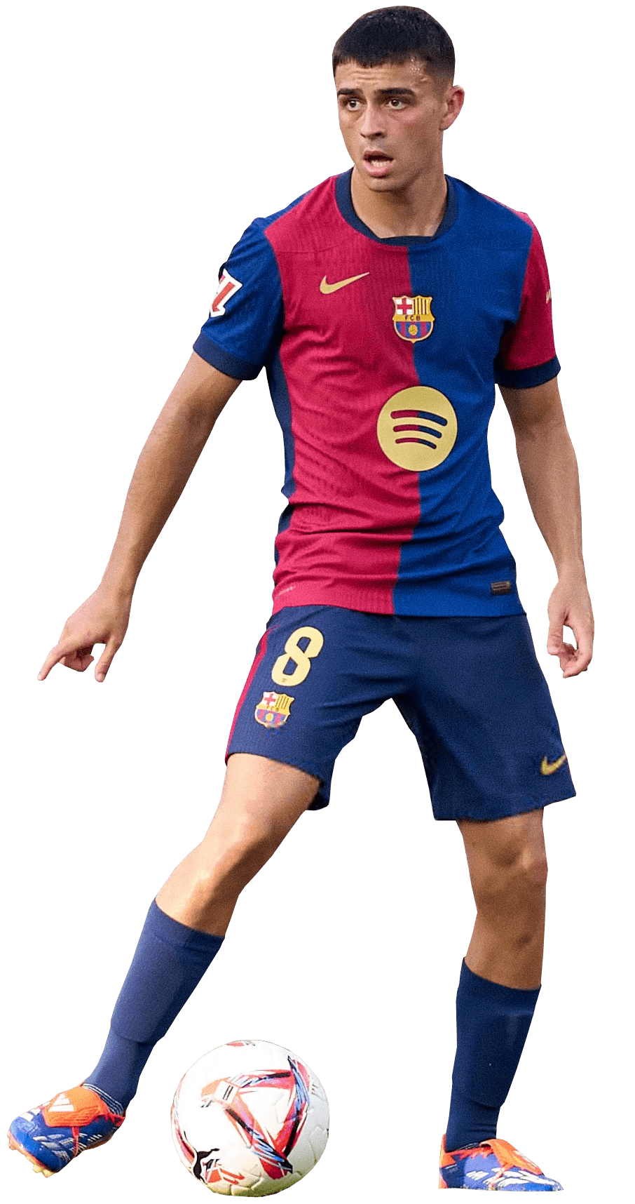 Pedri Barcelona football render - FootyRenders