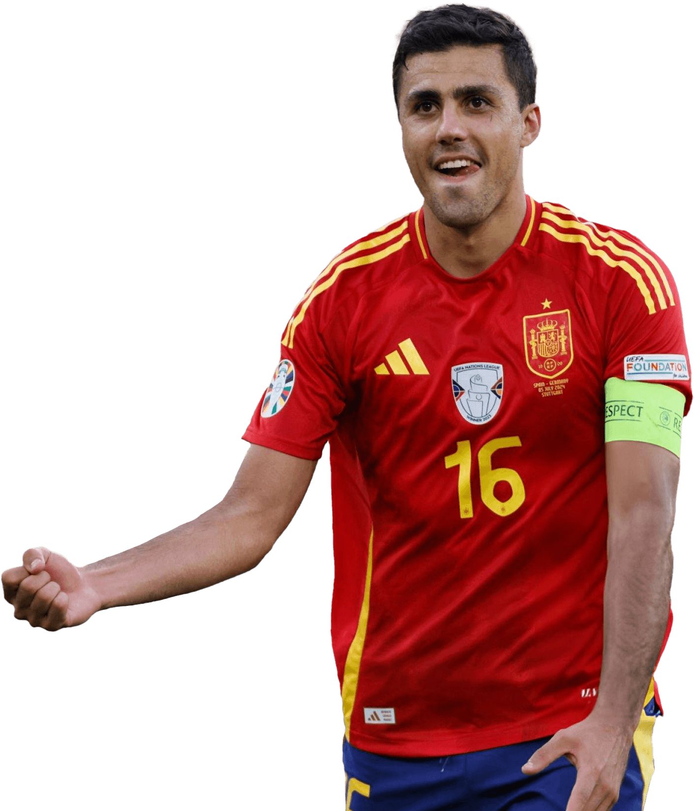 Rodrigo Hernández Spain football render - FootyRenders