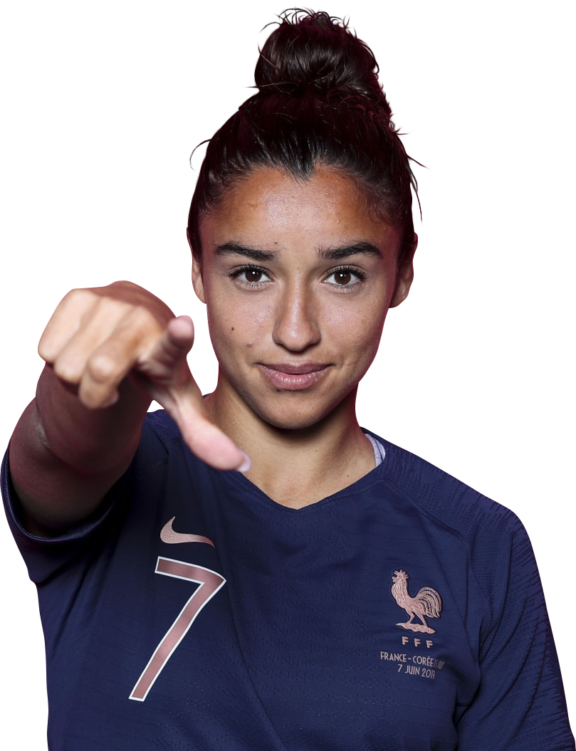 Sakina Karchaoui France Women football render - FootyRenders