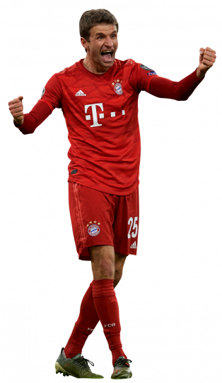 Thomas Muller Bayern Munich football render - FootyRenders