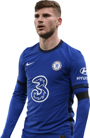 Timo Werner Chelsea football render - FootyRenders