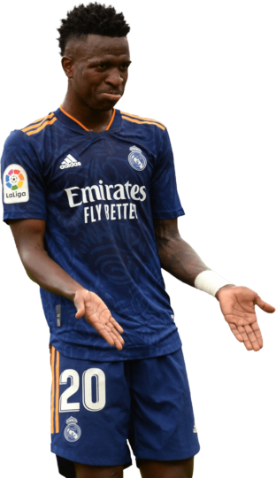 Vinicius Junior Real Madrid football render - FootyRenders