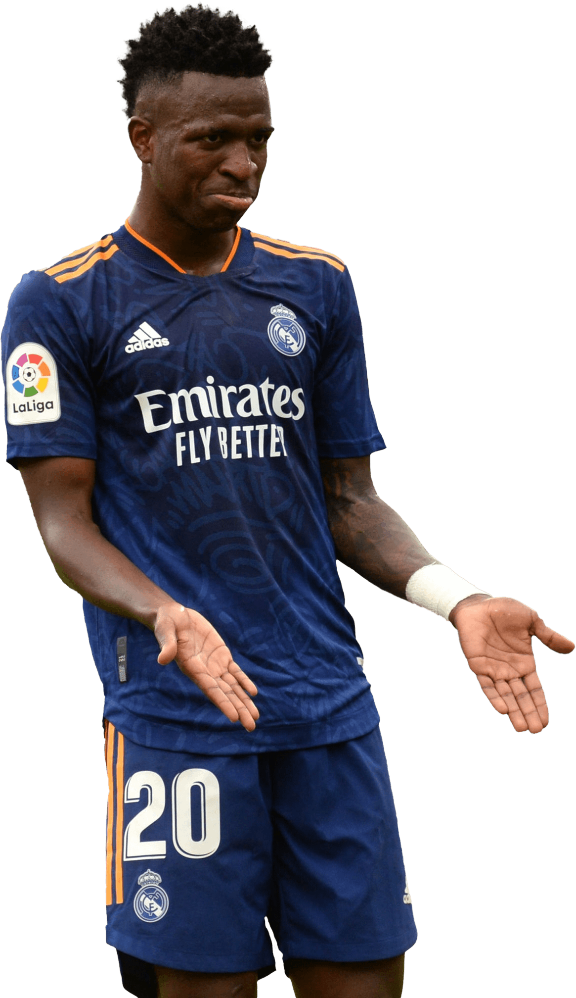 Vinicius Junior Real Madrid Football Render - Footyrenders