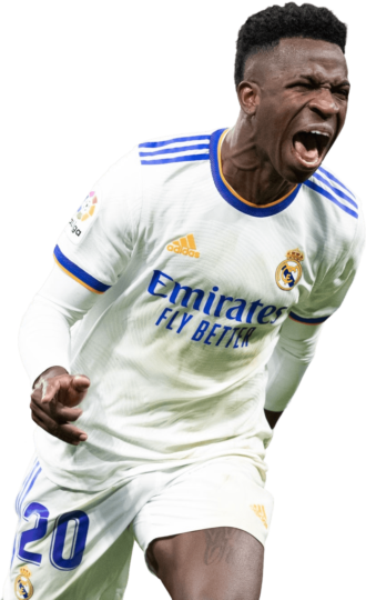 Vinicius Junior Real Madrid football render - FootyRenders